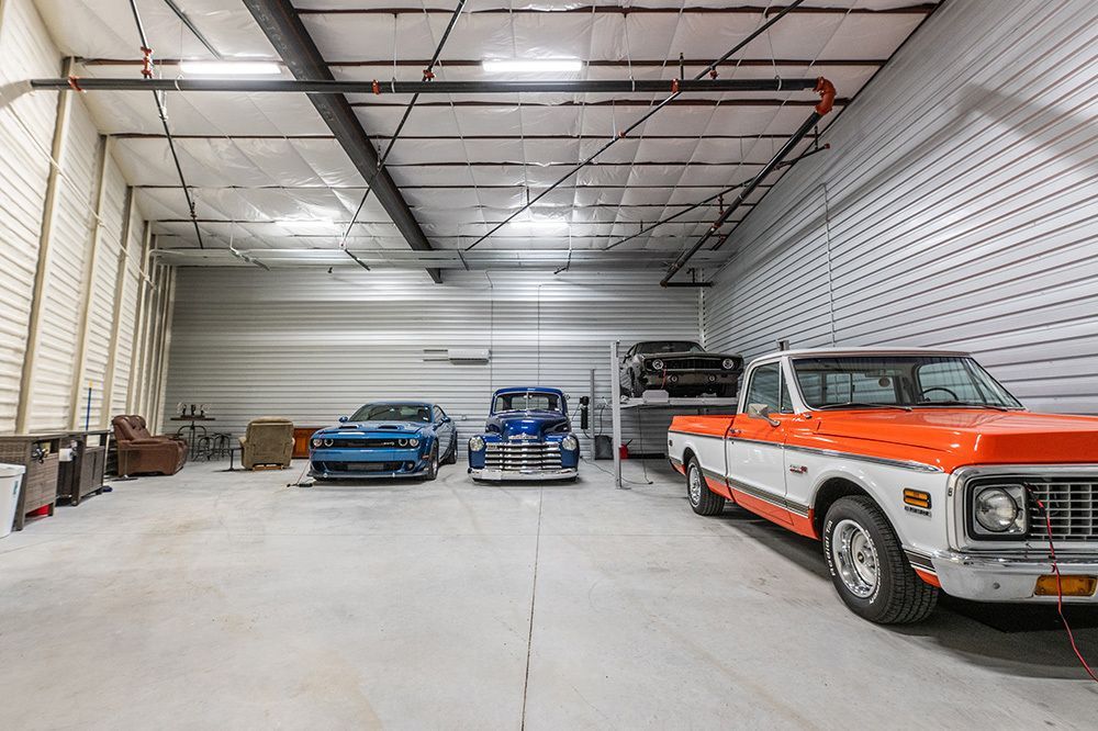 Car collectors' storage and parking in Argyle, Texas