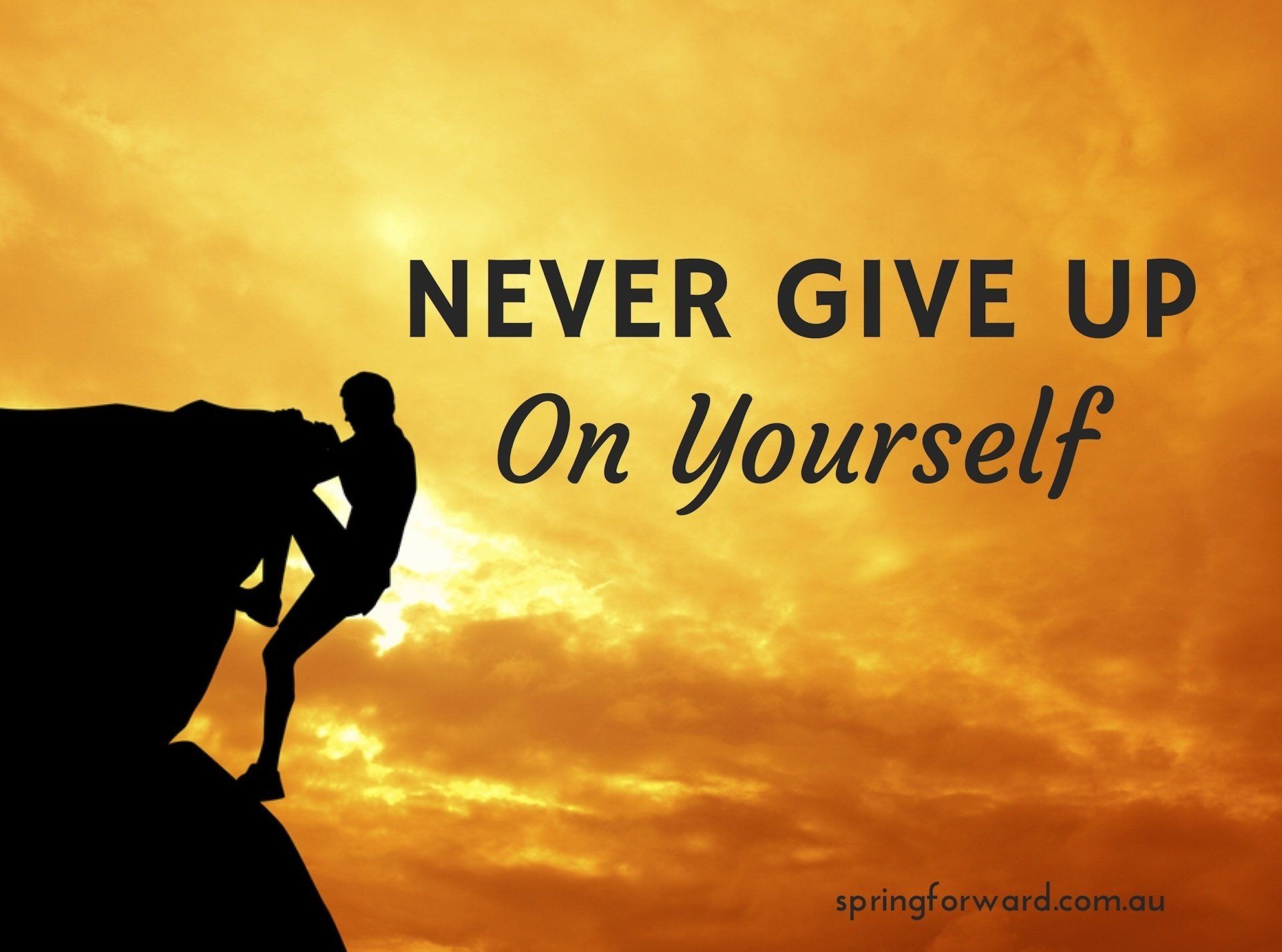 Never give up attempting to stop bad habbits or addictions