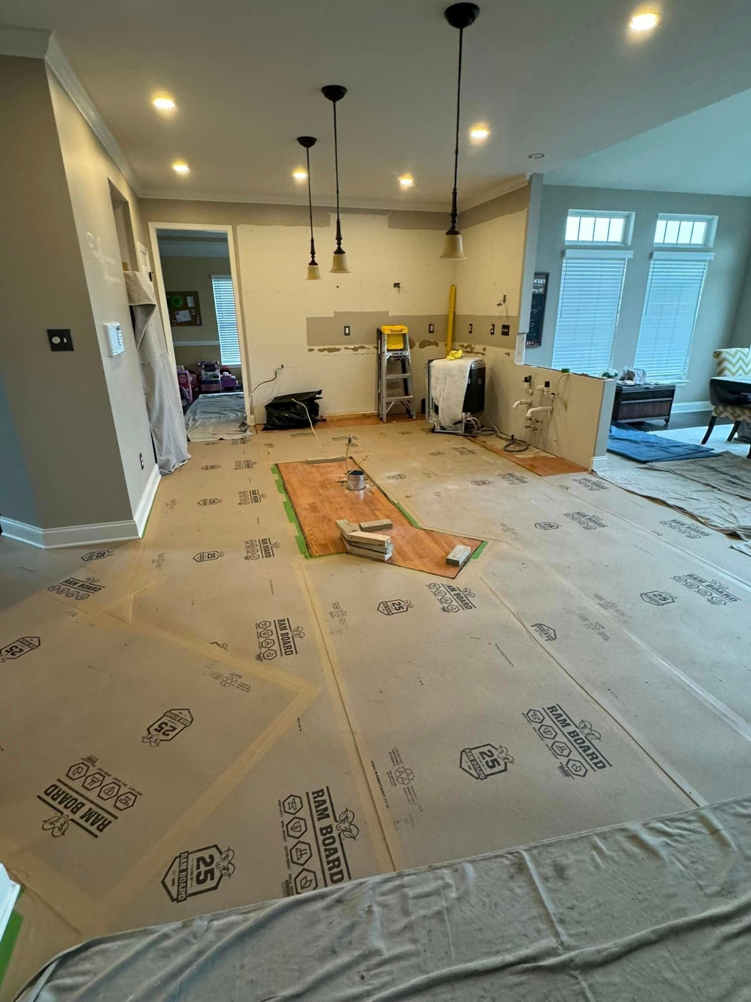 another photo of kitchen remodeling in progress