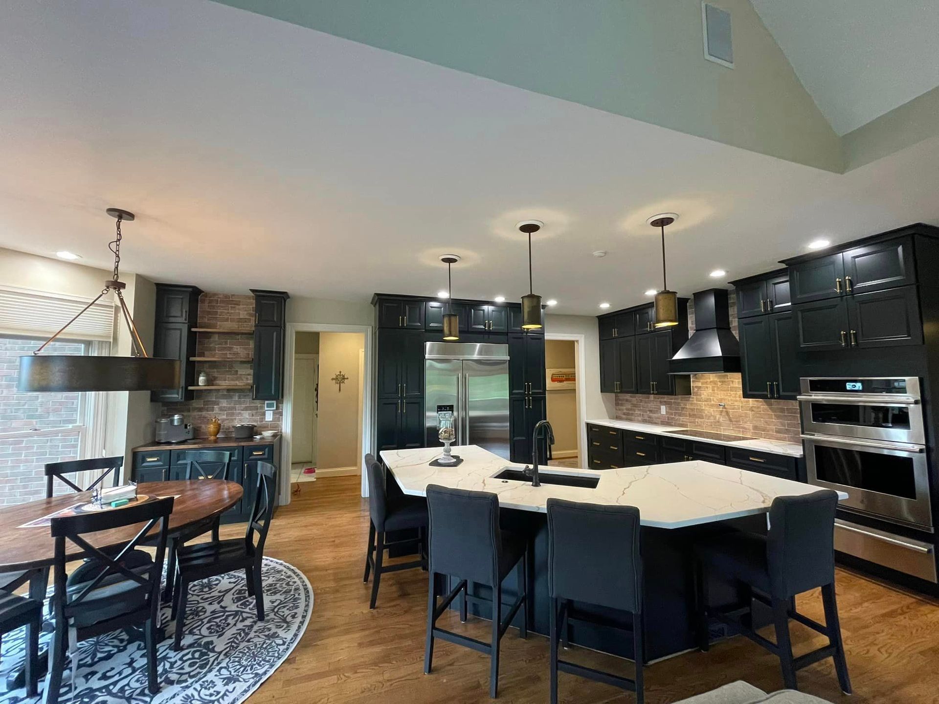 dark blue kitchen view 3