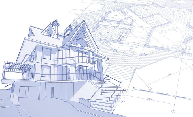 blueprints for a home remodel