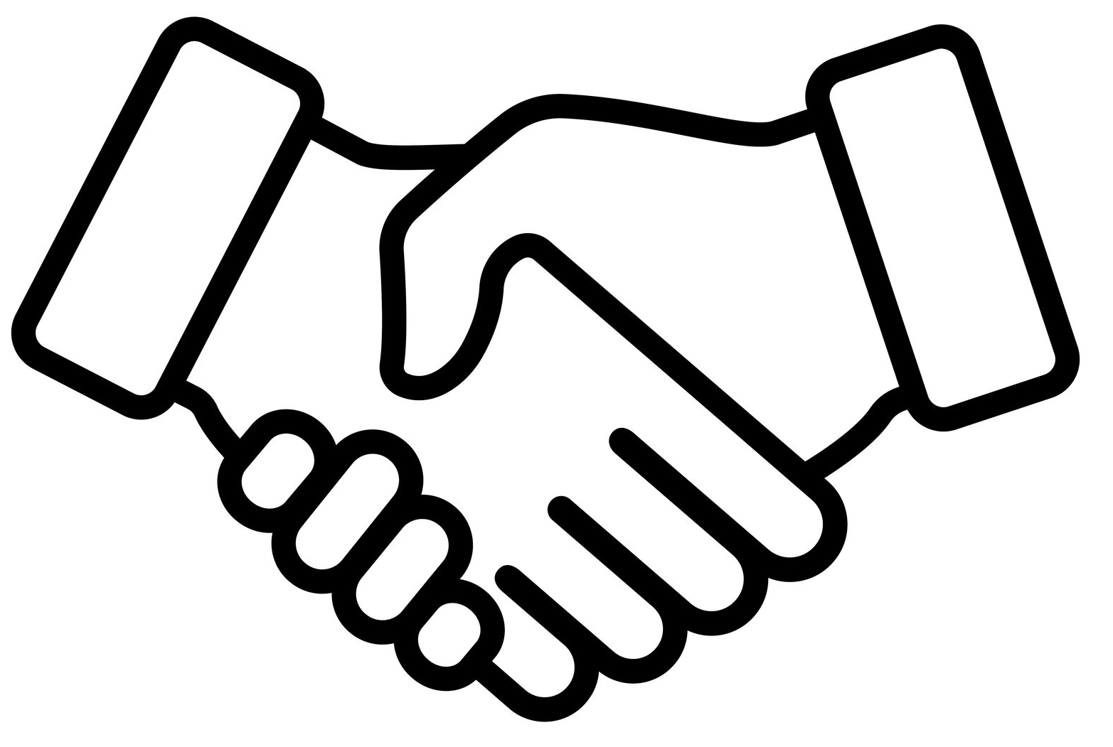 shaking hands icon