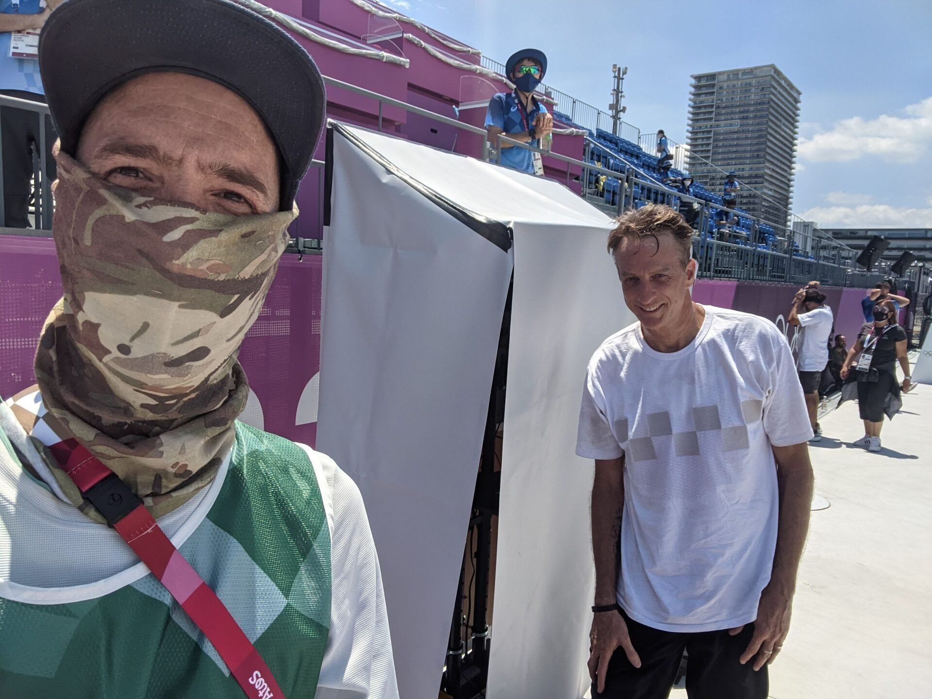 Tom Pawson and Tony Hawk