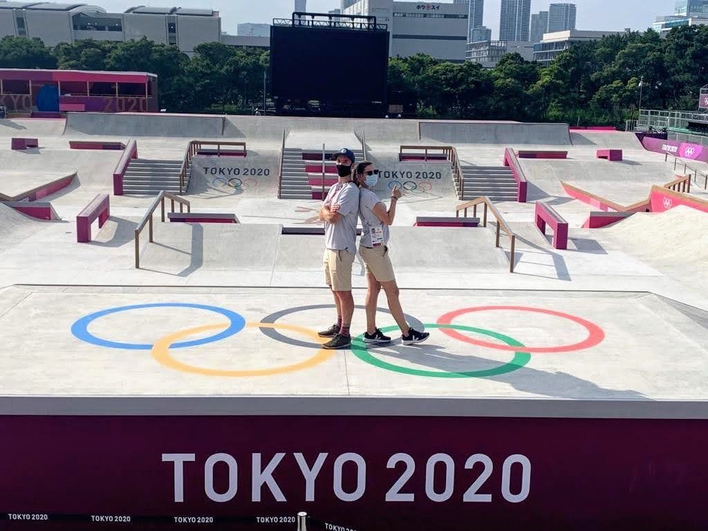 Tom Pawson in Tokyo Olympic Skate Park