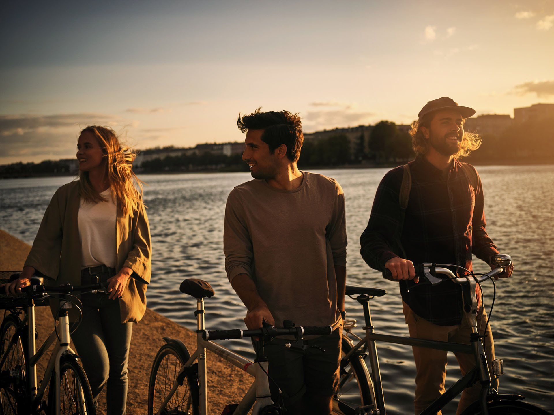 Friends with their Bicycles — Shelby Township, MI — Dermatology Specialists of Shelby Township Friends with their Bicycles — Shelby Township, MI — Dermatology Specialists of Shelby Township