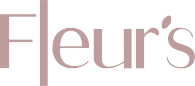 Un logo pour fleur's est affiché sur un fond blanc.