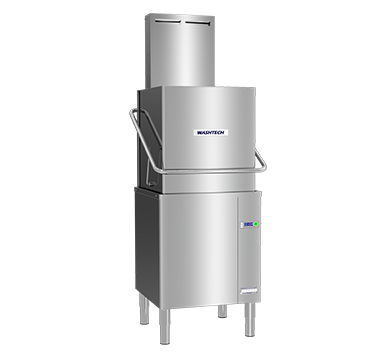 A Stainless Steel Dishwasher on A White Background — Commercial Kitchens Direct in Unanderra, NSW