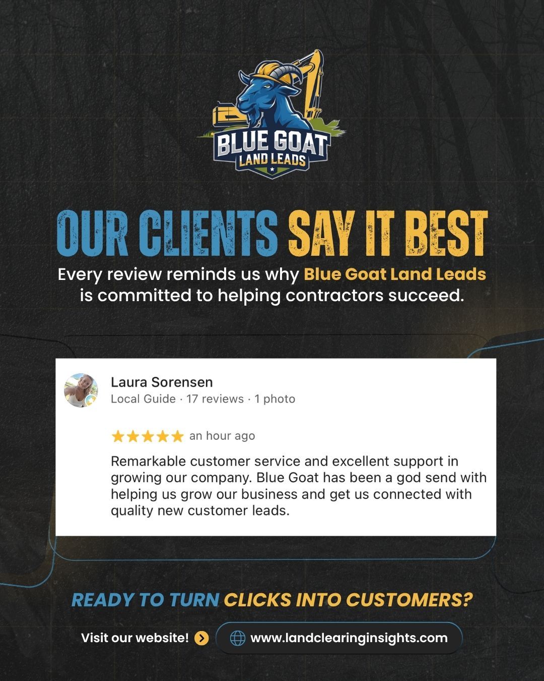 A screenshot of a google review for tady house