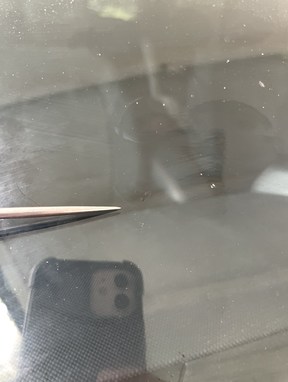 After heavy equipment windshield rock chip repair in Waco, TX