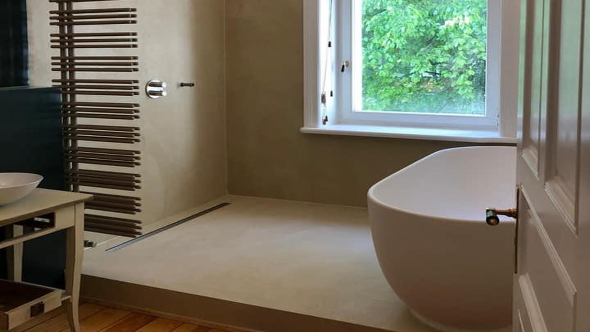Fugenloses Badezimmer