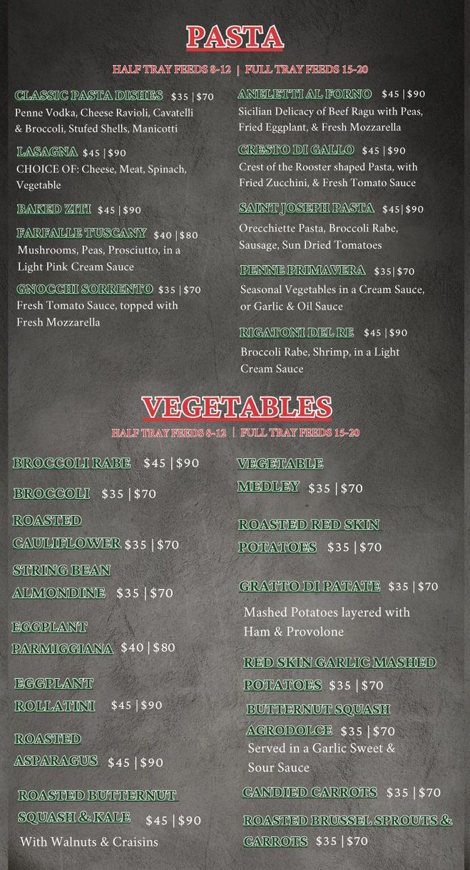 A menu for a restaurant is written on a chalkboard.