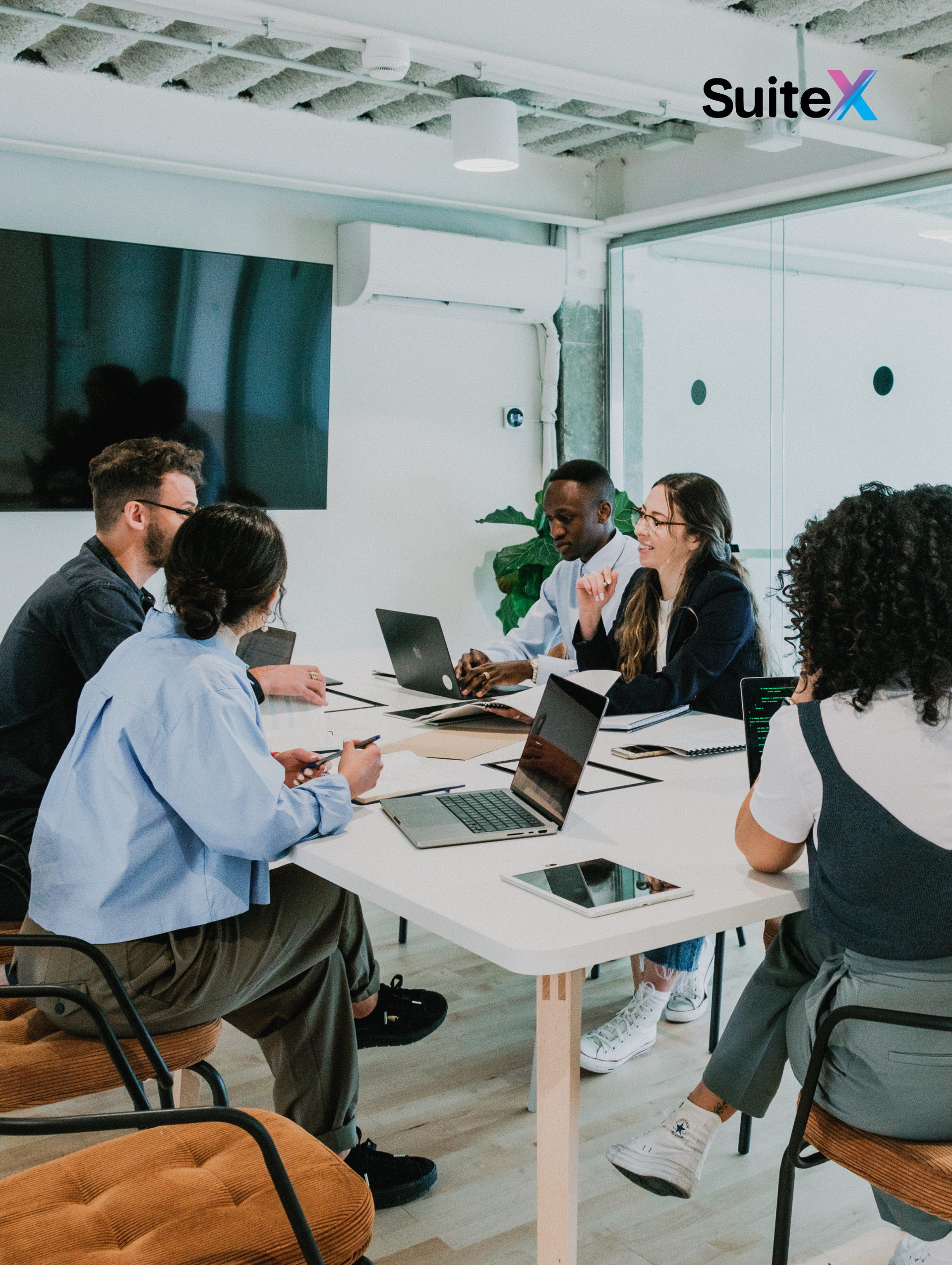 Group Meeting in a Room in Professional Setting