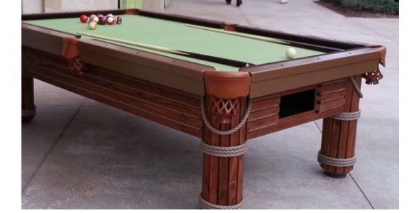 Caribbean Teak Stain Natural Rope — Hicksville, NY — Regal Billiards