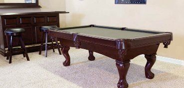Dark Wood Pool Table — Hicksville, NY — Regal Billiards Dark Wood Pool Table — Hicksville, NY — Regal Billiards