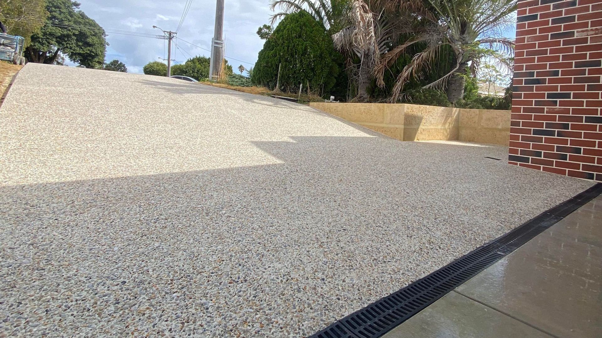 Exposed Aggregate Driveway