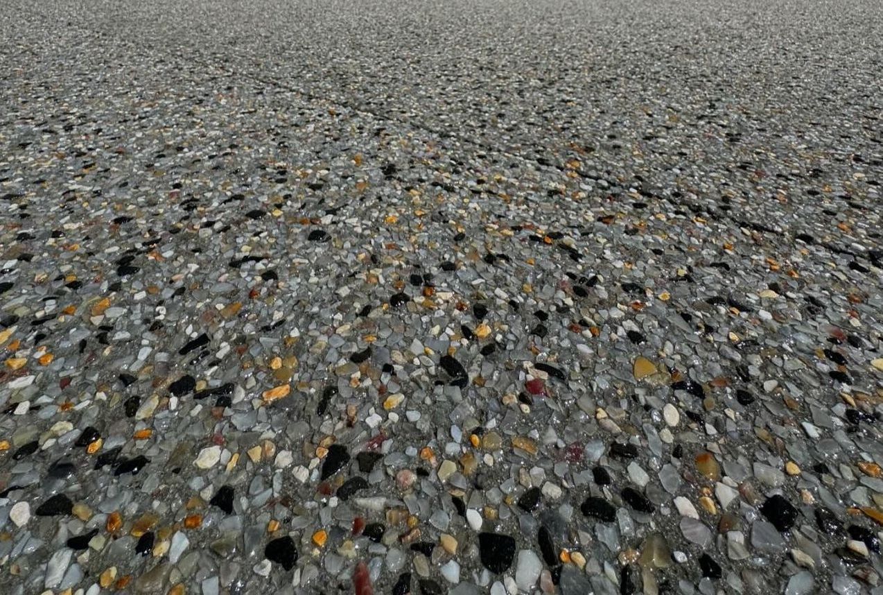 Geostone Holcin Exposed aggregate mix with pebble blends