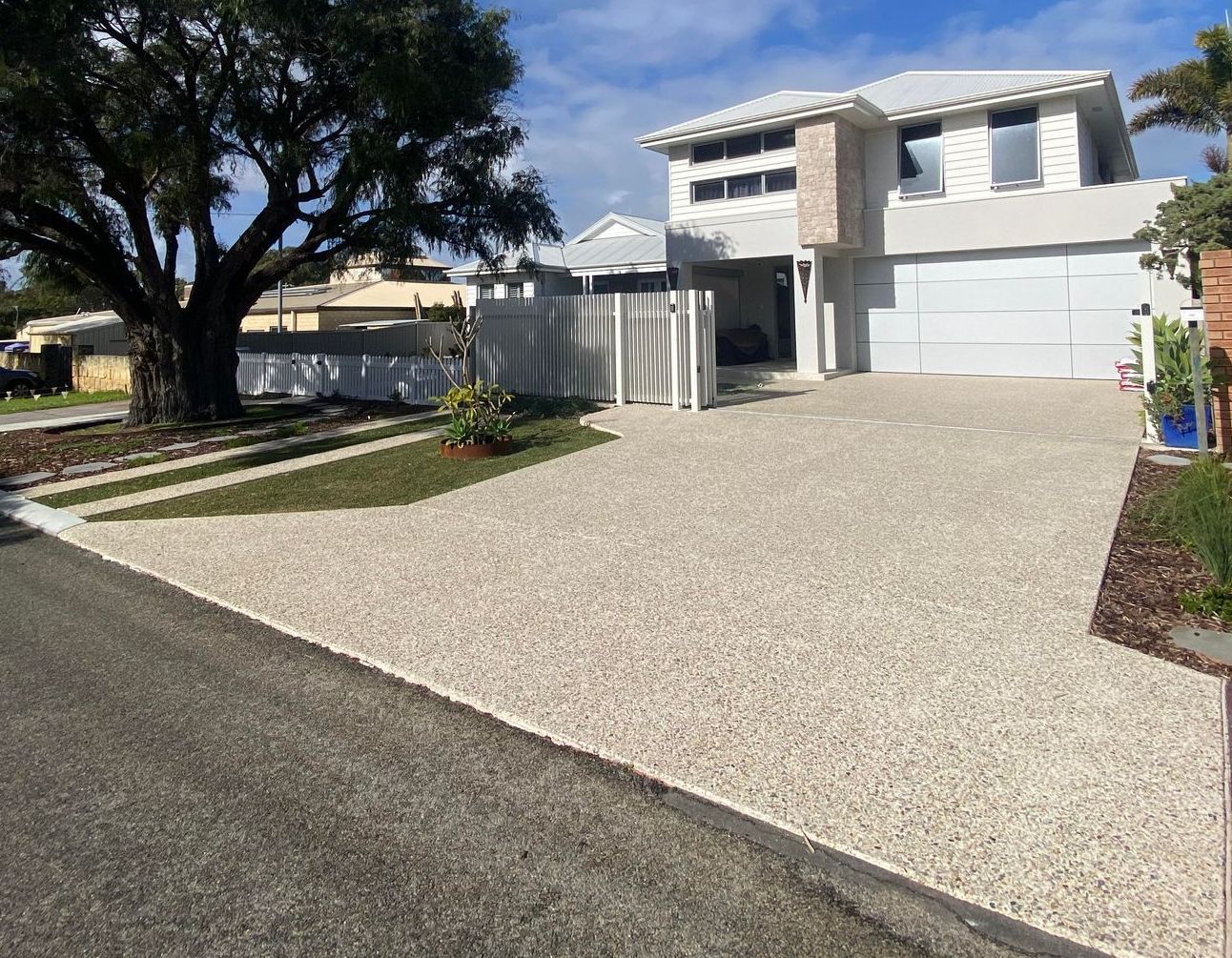 Exposed Aggregate Driveway
