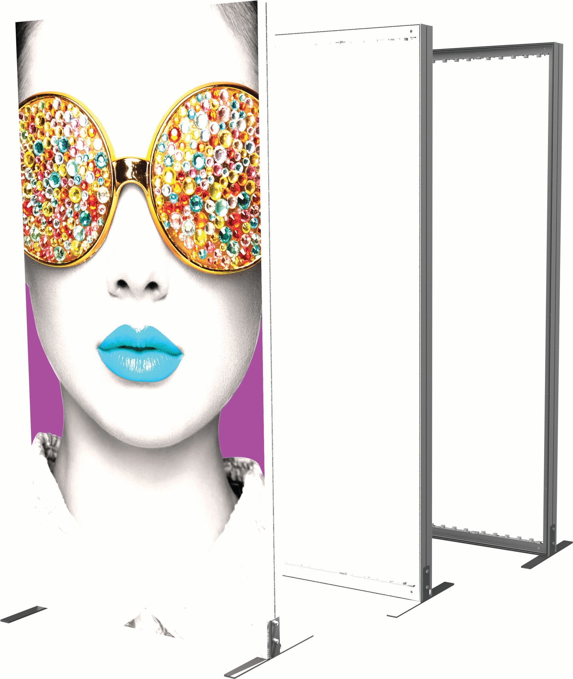 Trade show light box sample