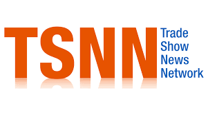 A logo for the trade show news network