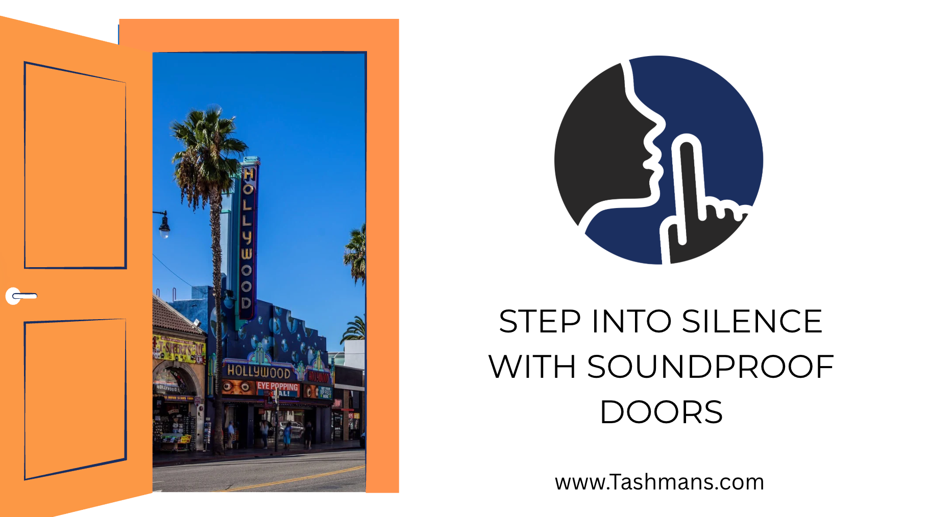 door opening to show west holly weood california