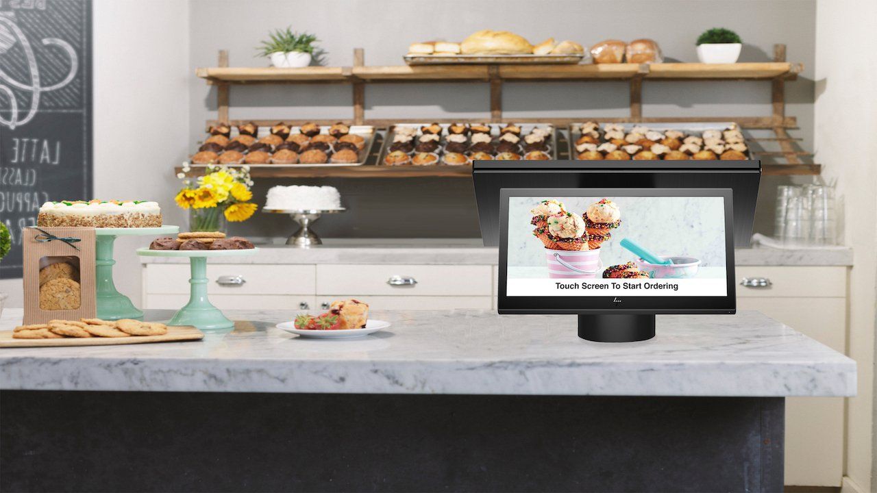 MEGAPOS Self ordering kiosk and POS