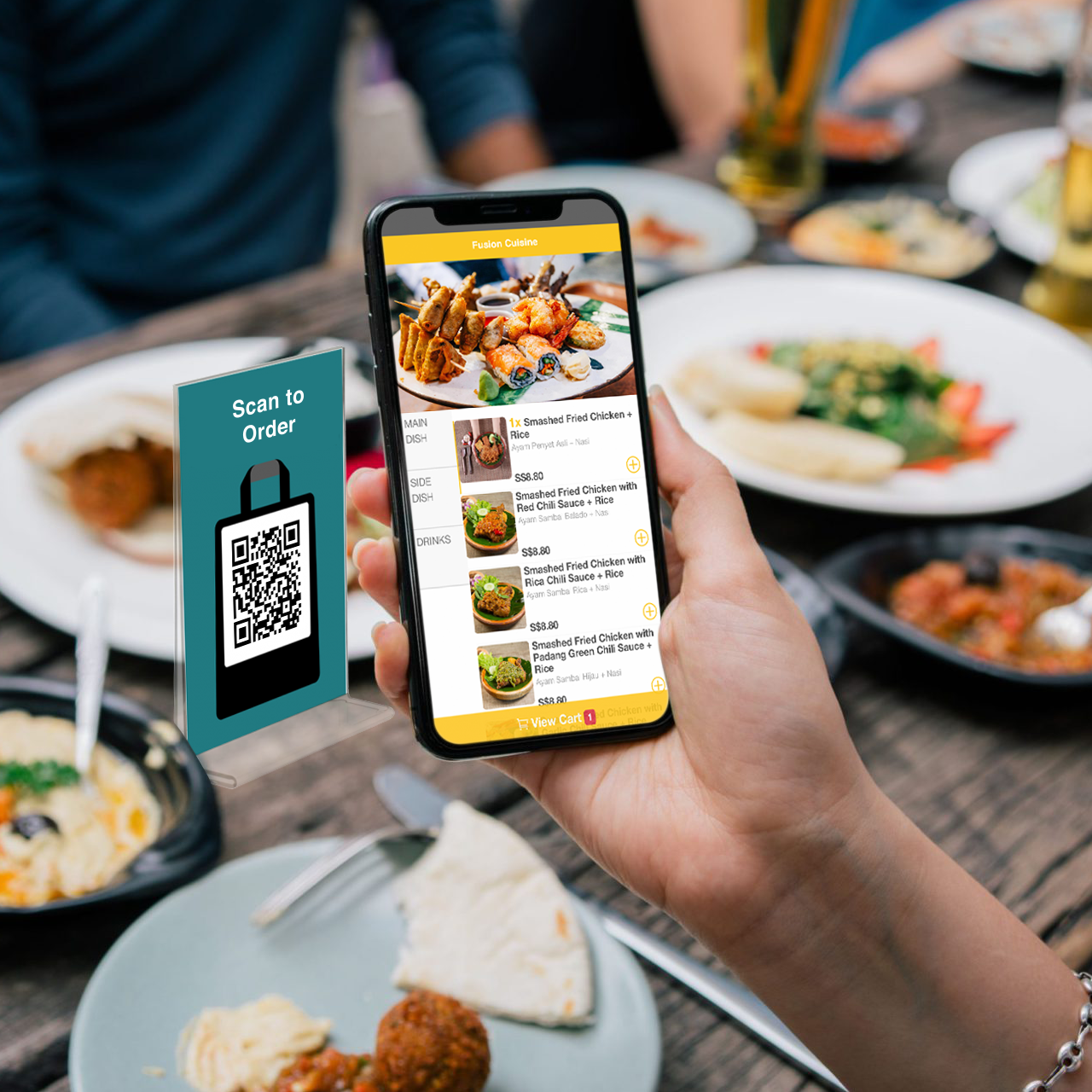qr ordering system