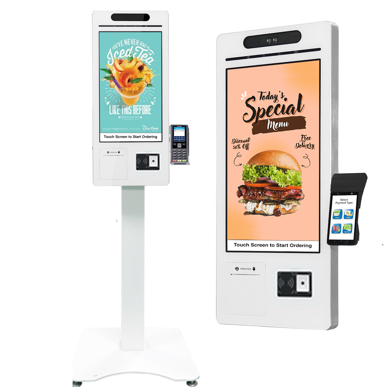 F&B self ordering kiosk