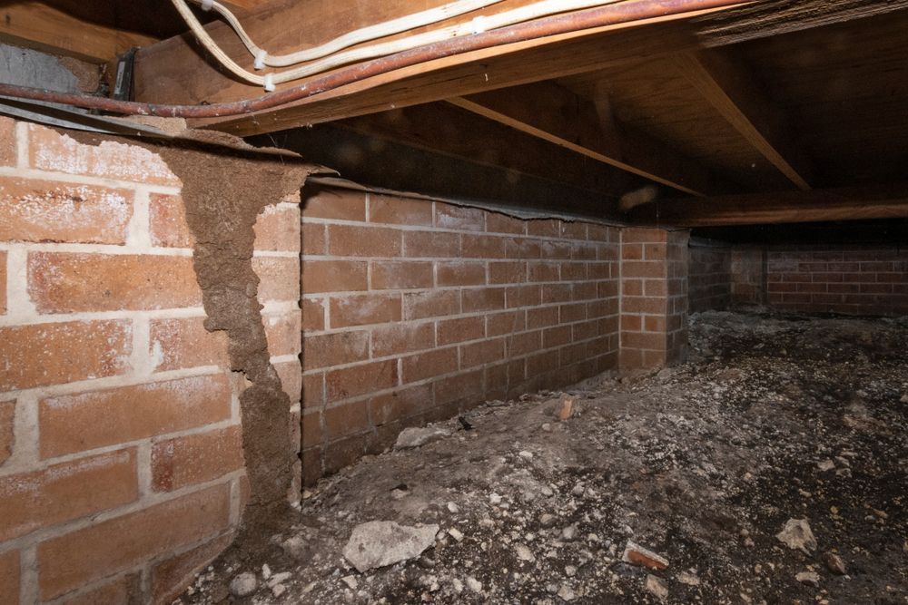There is a Brick Wall in the Crawl Space of a House — Caban's Pest Control In Goonellabah, NSW