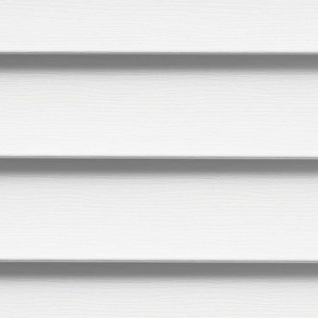 A close up of a white vinyl siding texture.