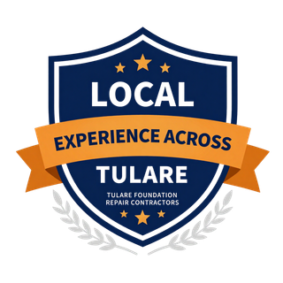 Local Experience Tulare Badge Logo Talure, CA 