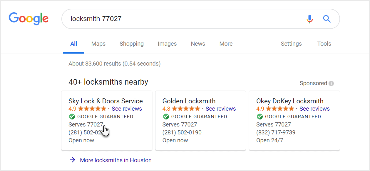 Local Service Ads Management Greenville SC