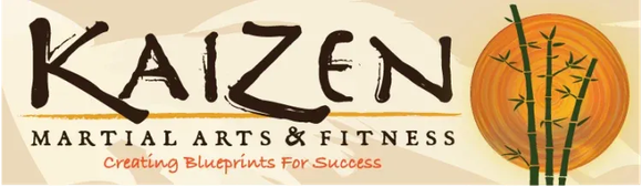 Kaizen Martial Arts & Fitness logo with bamboo graphic and the tagline &ldquo;Creating Empathy for Students&rdquo;