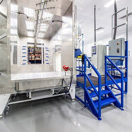 RTT Solutions Pass Through Powder Booth