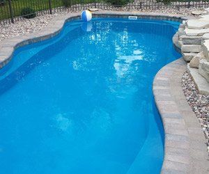 custom shaped swimming pool