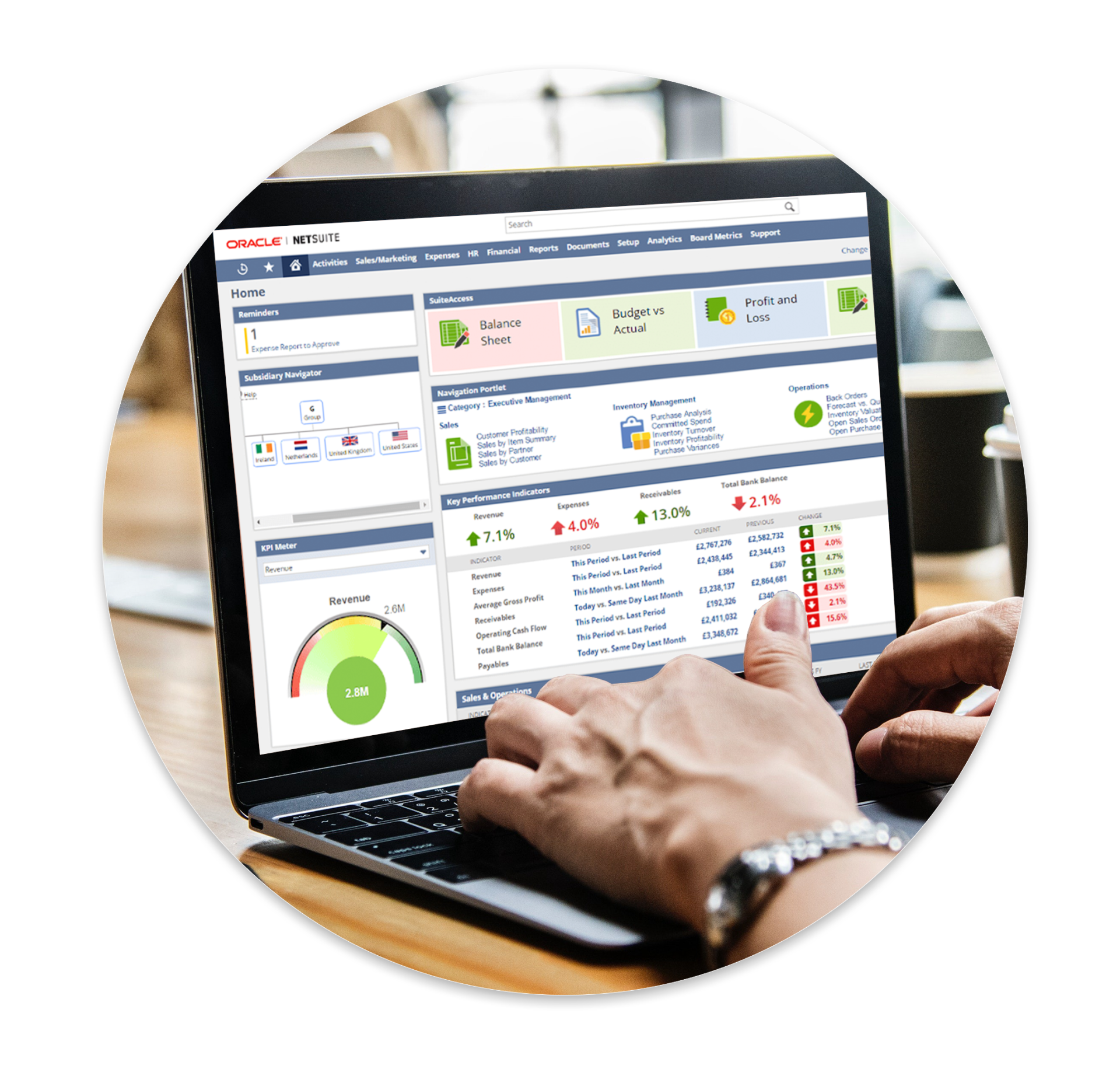 NetSuite ERP 100% Cloud