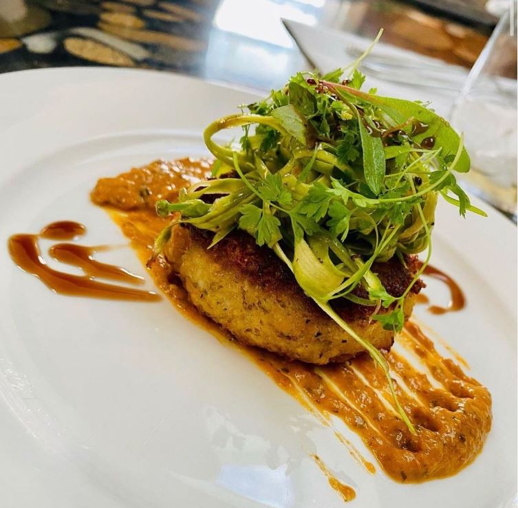 Crabcake created by Chef Joe Henderek