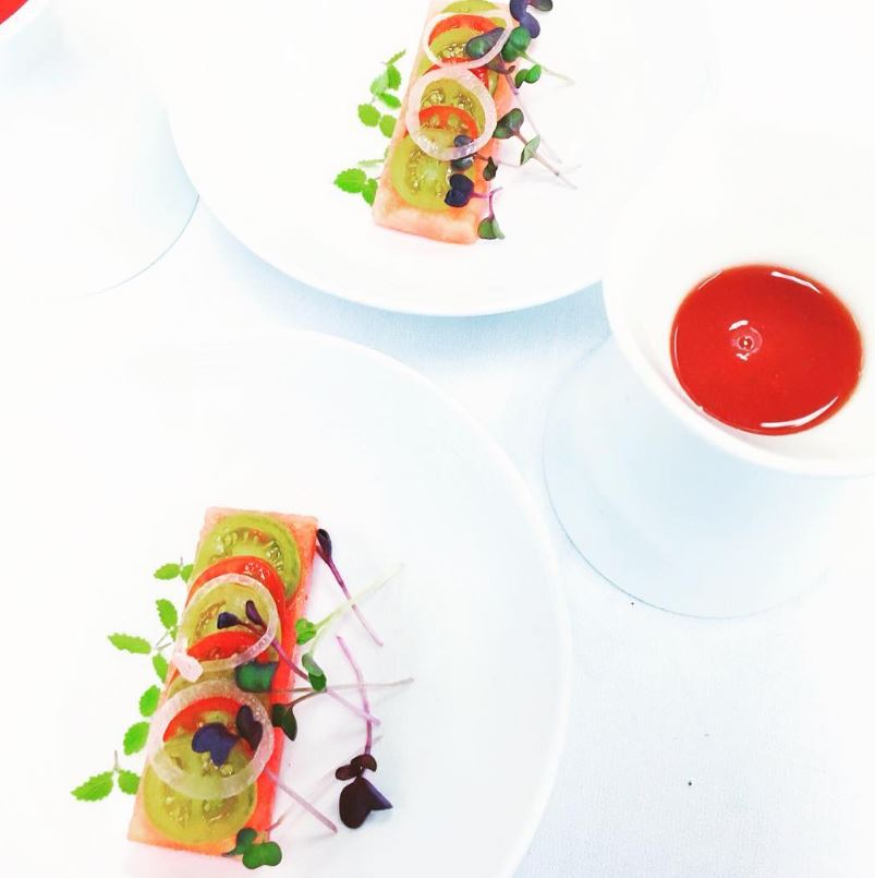 Delicious Gazpacho created by Chef Joe Henderek