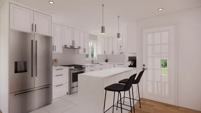Plan maquette cuisine Design