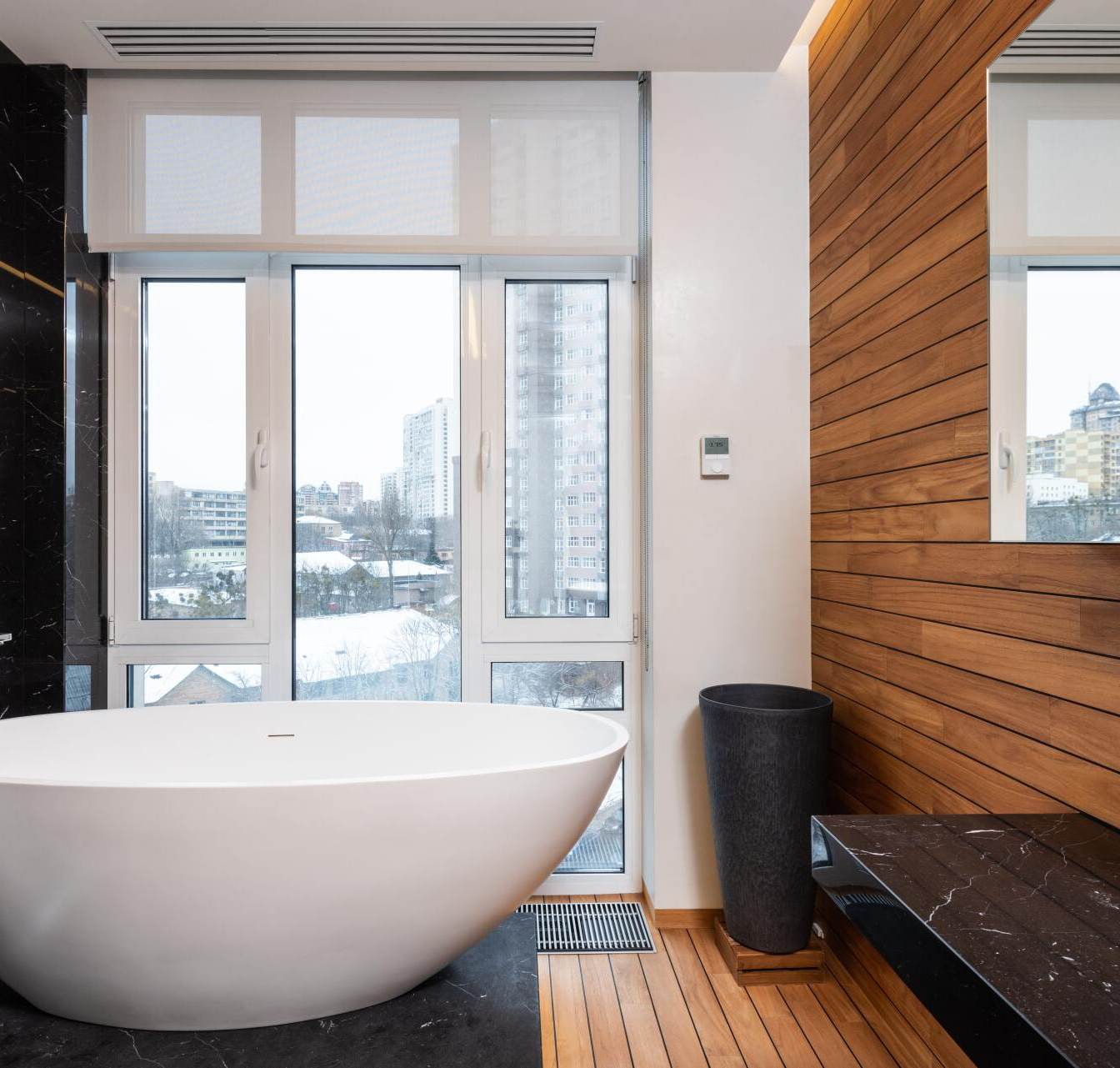 Picture of bathtub replacement and installation by Hackney Bathroom Fitters.