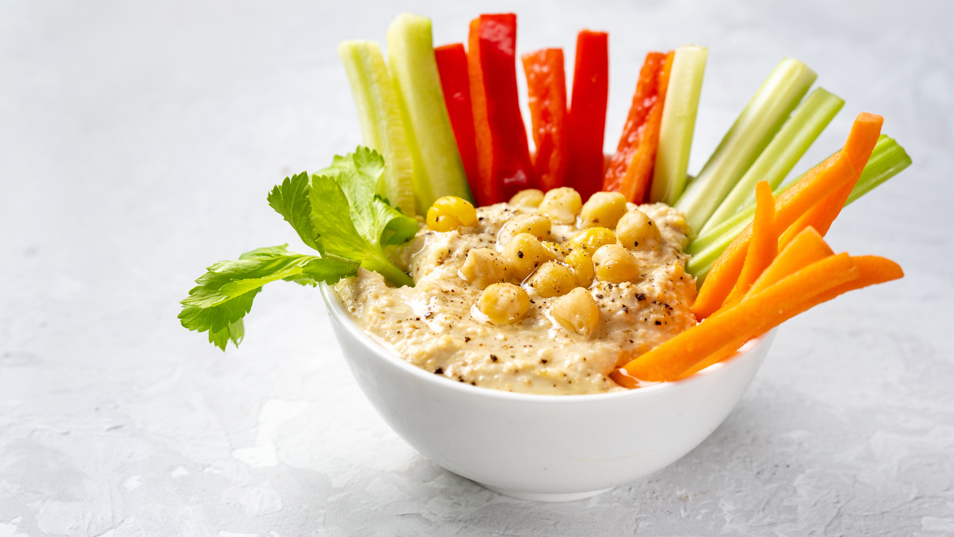 Veggie Sticks with Hummus: