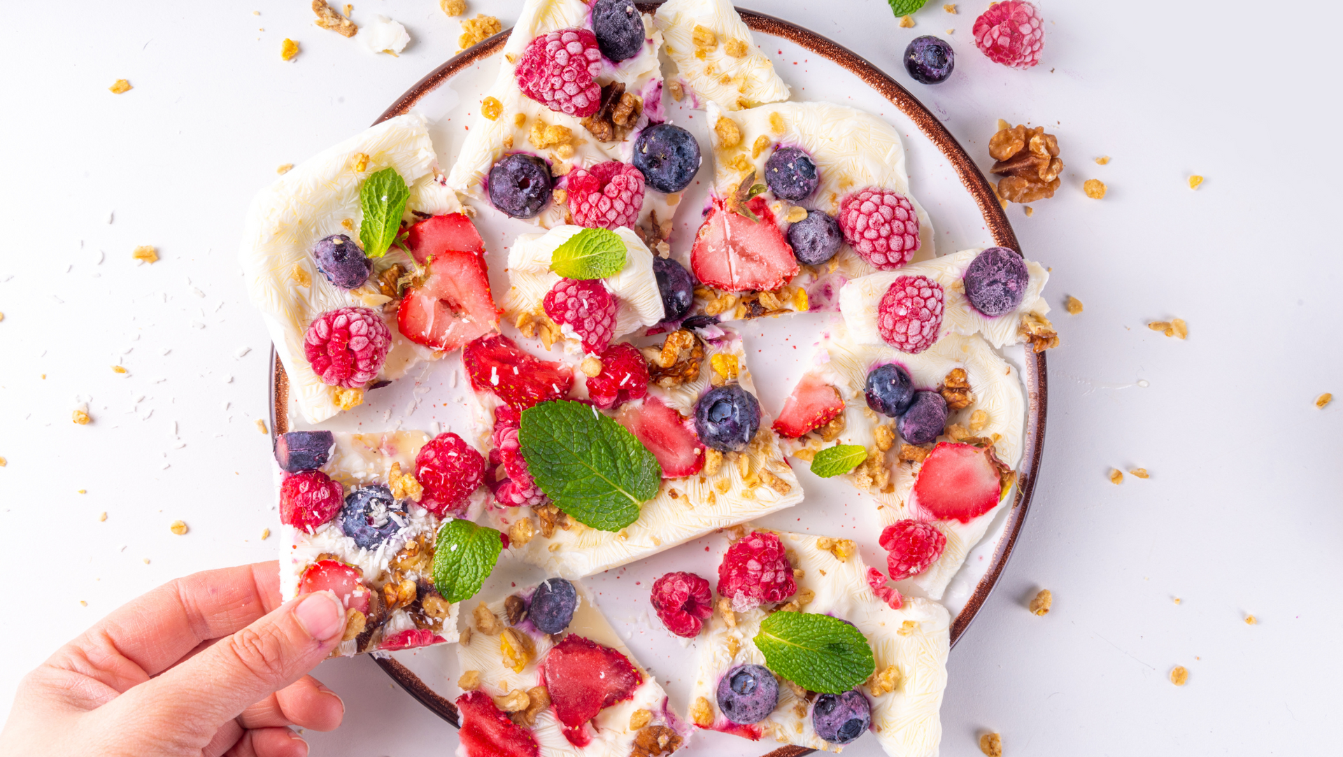 Frozen Yogurt Bark: