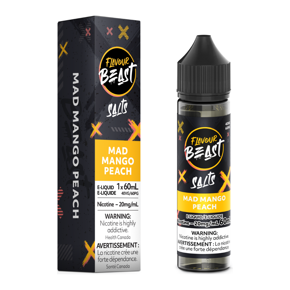 Flavour Beast E-Liquid - Mad Mango Peach 20mg/60mL