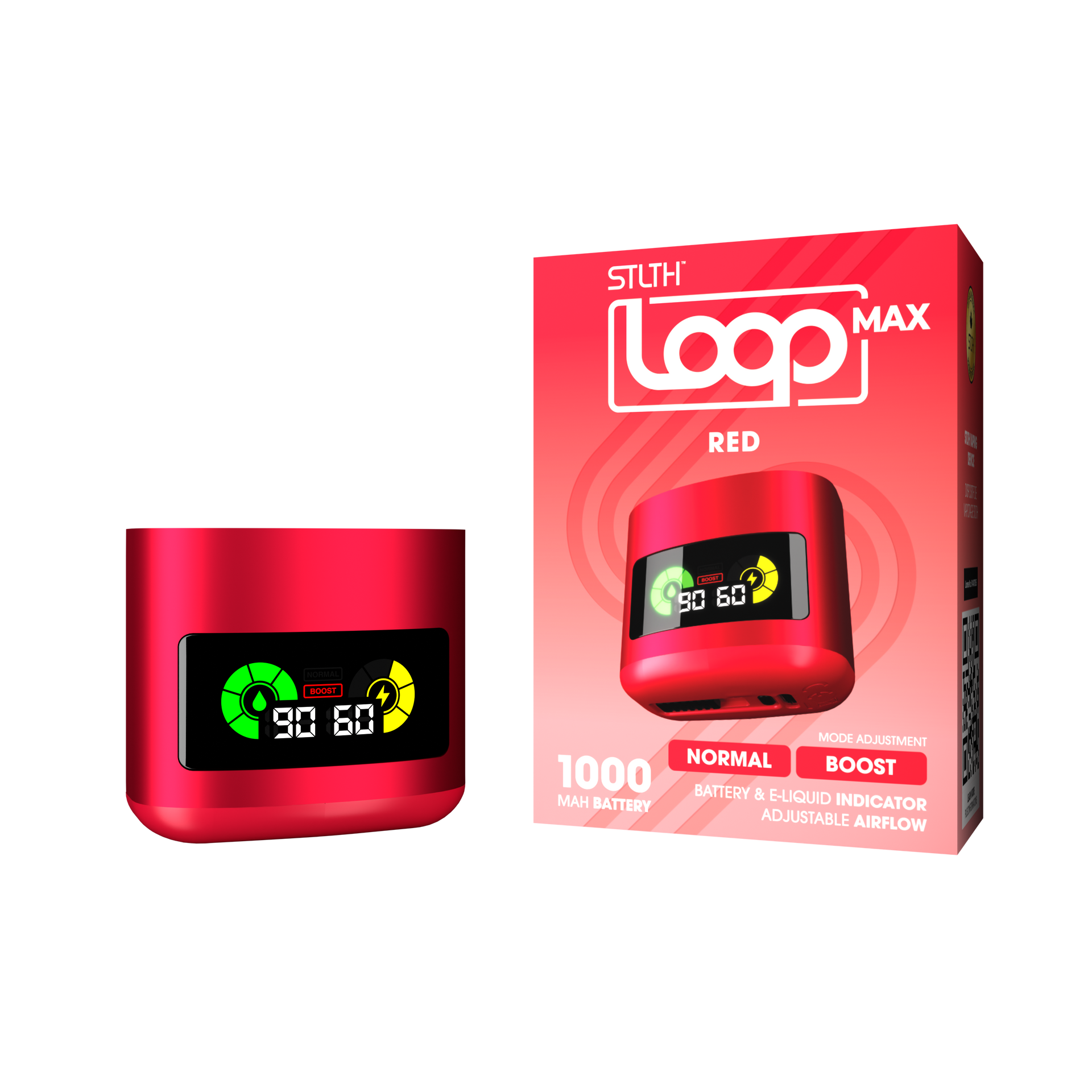 STLTH Loop Max Closed Pod Device - Red