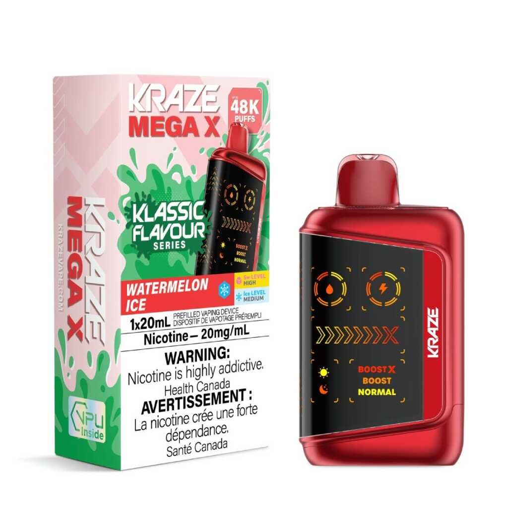 Kraze Mega X Klassic - Watermelon Ice 20mg