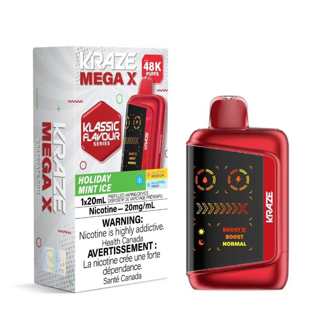 Kraze Mega X Klassic - Holiday Mint Ice 20mg