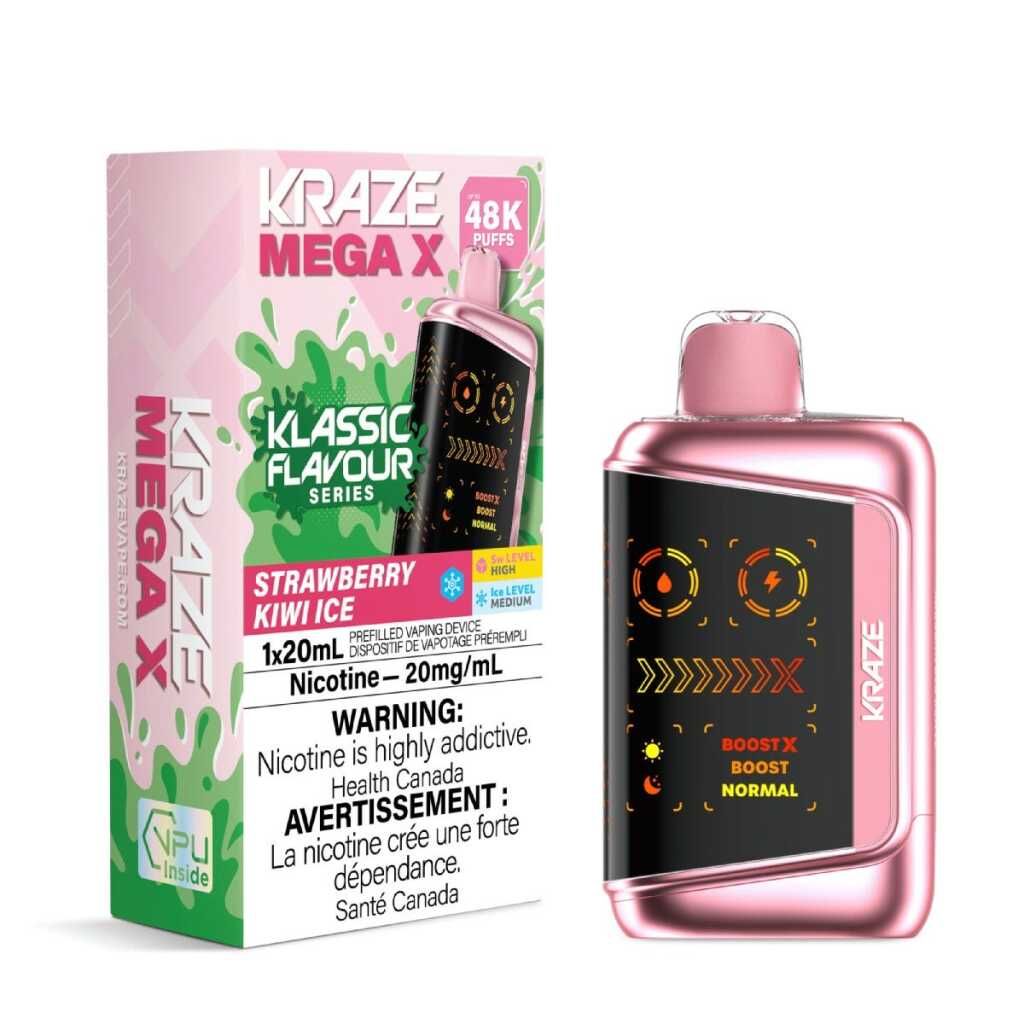 Kraze Mega X Klassic - Strawberry Kiwi Ice 20mg