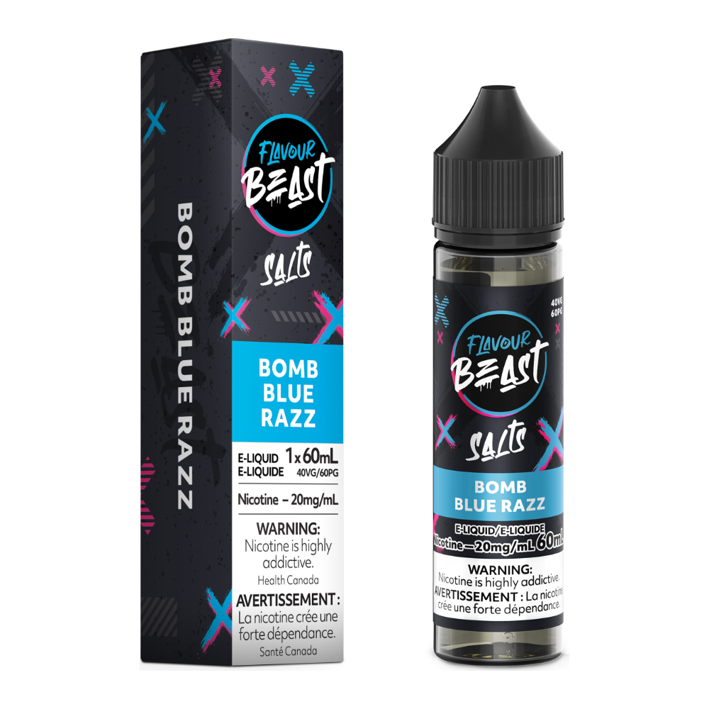 Flavour Beast E-Liquid - Bomb Blue Razz 20mg/60mL