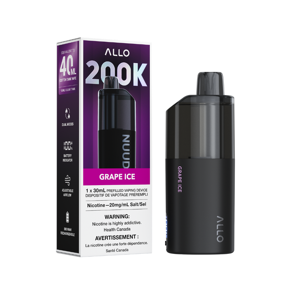 Allo Nuud 200K - Grape Ice