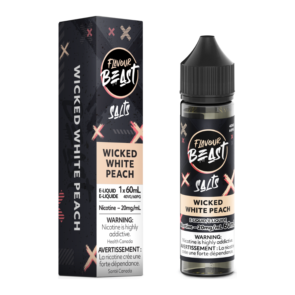 Flavour Beast E-Liquid - Wicked White Peach 20mg/60mL