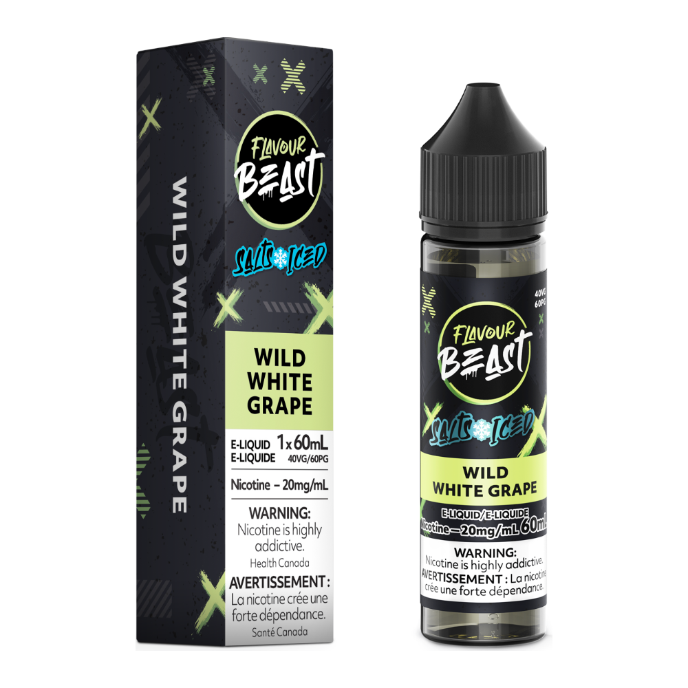 Flavour Beast E-Liquid - Wild White Grape Iced 20mg/60mL